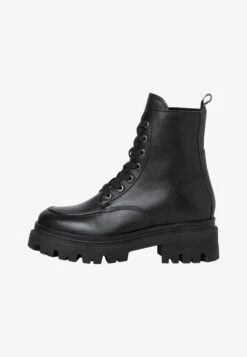 Tamaris Plateaustiefelette - Black Leather