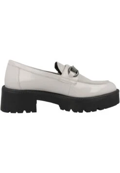 Tamaris Slipper - Pale Grey Patent -Tamaris Schuh Geschaft 0f5c57c0af934820819037a976dc8417
