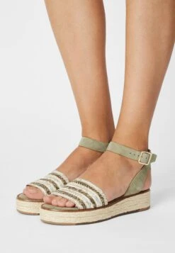 Tamaris Plateausandalette - Pistacchio