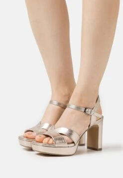 Tamaris High Heel Sandalette - Light Gold