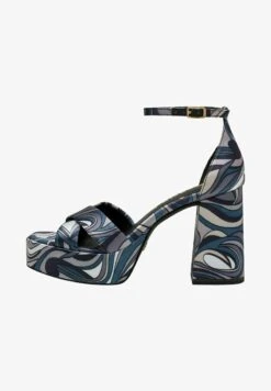 Tamaris High Heel Sandalette - Black Comb