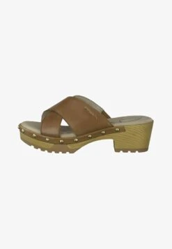 Tamaris COMFORT - Pantolette Hoch - Cognac