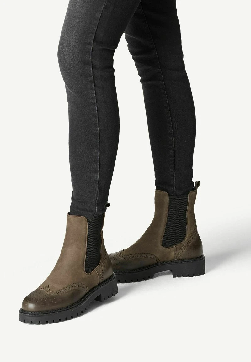 Tamaris Plateaustiefelette - Olive 3 Tamaris Plateaustiefelette - Olive