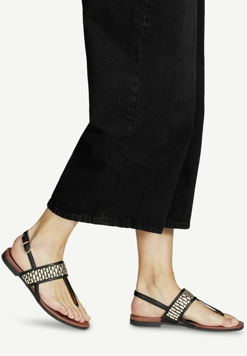 Tamaris Zehentrenner - Black/lt.gold 3 Tamaris Zehentrenner - Black/lt.gold