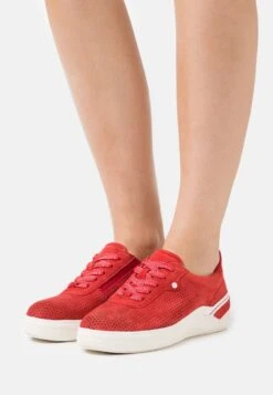 LACE UP - Sneaker Low - Sangria