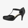 Tamaris High Heel Pumps - Black Matt