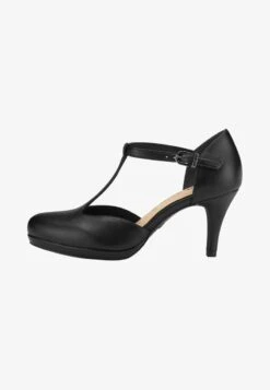 Tamaris High Heel Pumps - Black Matt