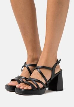 Tamaris High Heel Sandalette - Black Matt